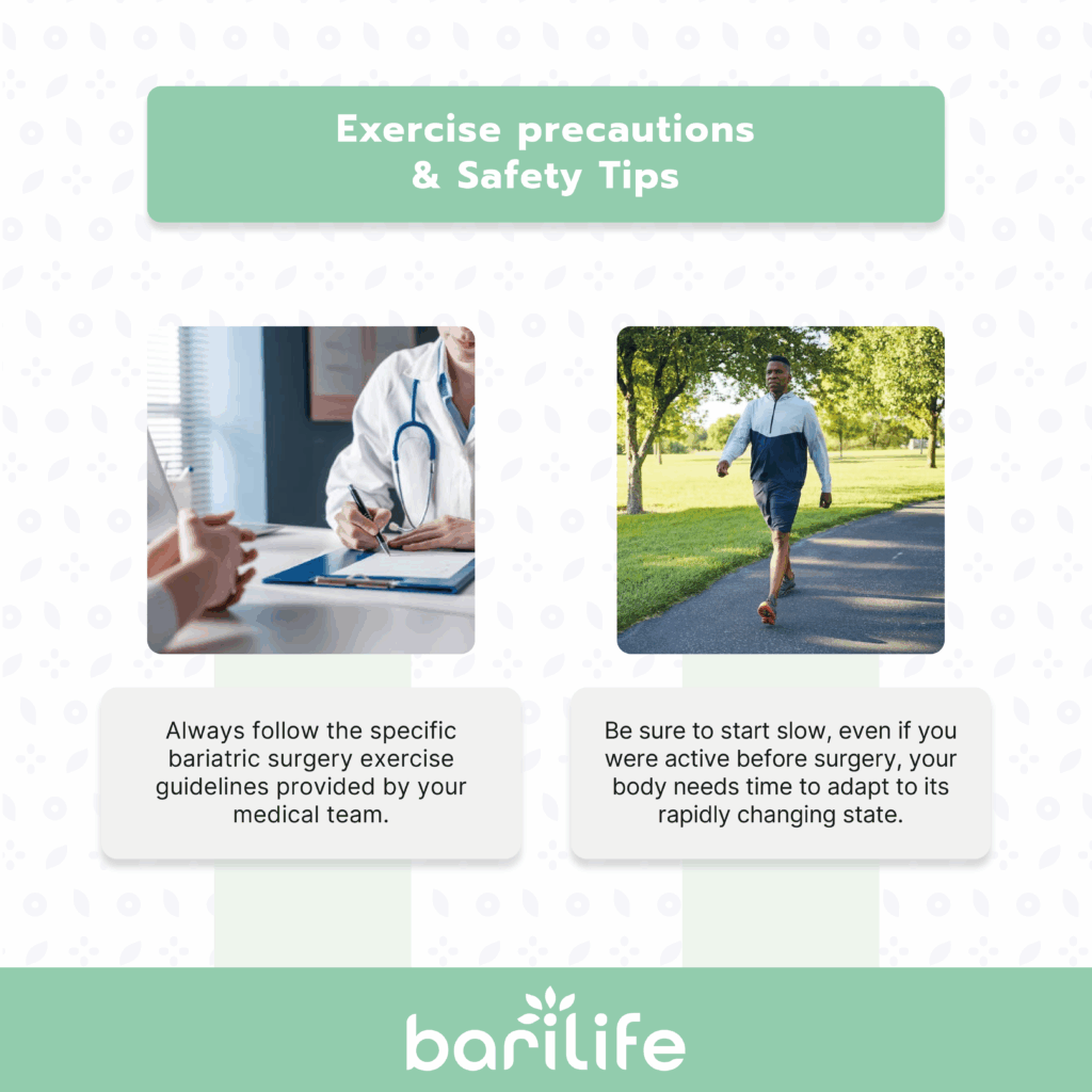 bariatric surgery exercise
