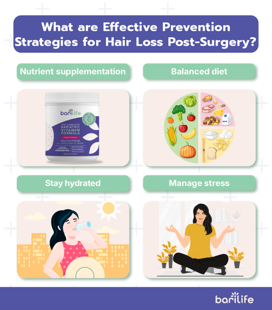prevent hair loss after bariatric surgery