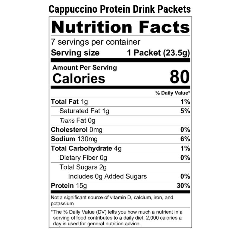 Nutrition Facts & Ingredients. 