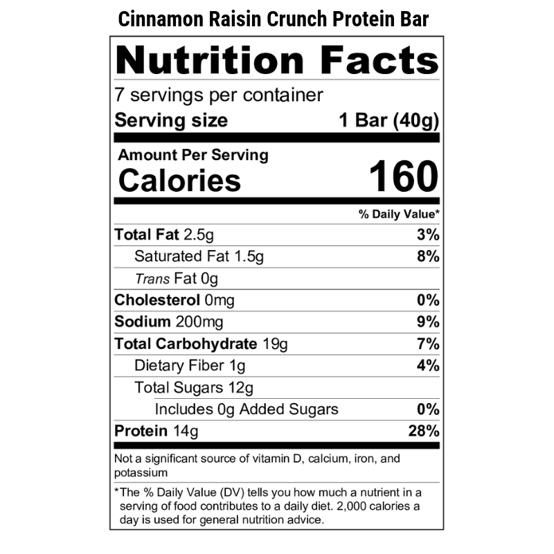 Cinnamon Raisin Crunch Protein Bar Bari Life cinnamon-raisin-crunch-protein-bar-bari-life