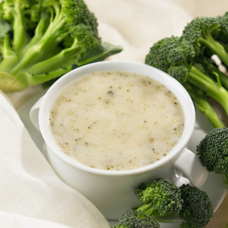 Cream of Broccoli Protein Soup