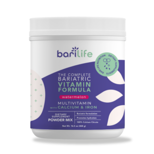 Watermelon bariatric vitamin powder front mockup