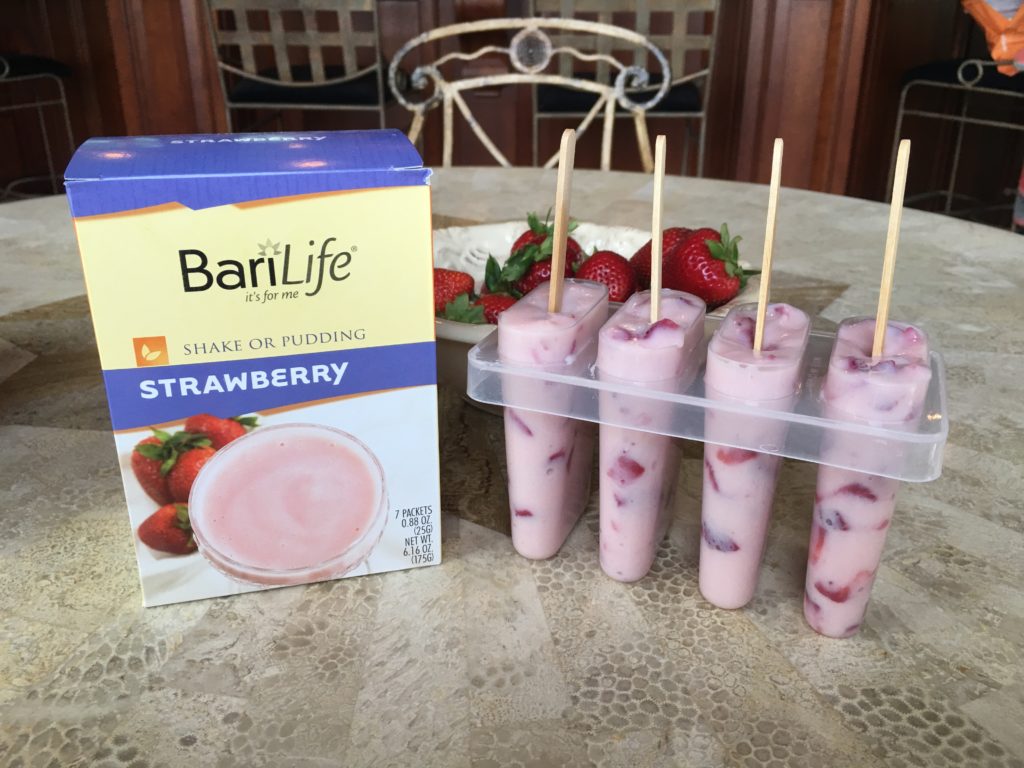 Bari Life’s Summer Strawberry Protein Popsicles Bari Life