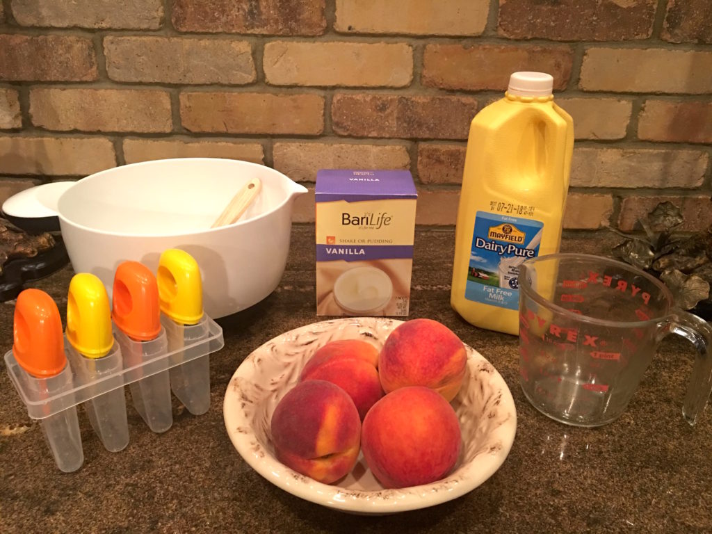 Bari Life’s Peaches and Cream Protein Popsicles Bari Life