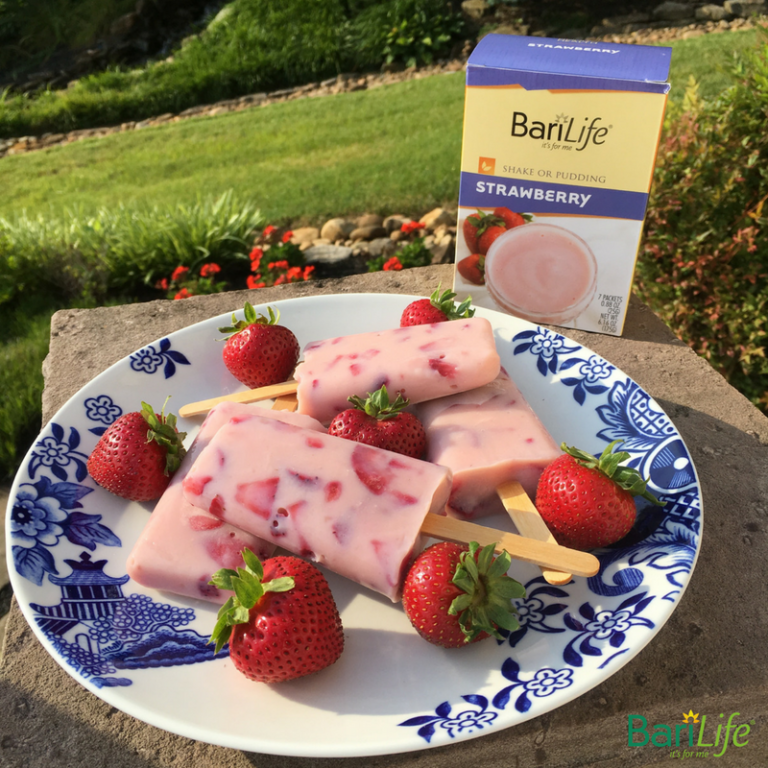 Bari Life’s Summer Strawberry Protein Popsicles