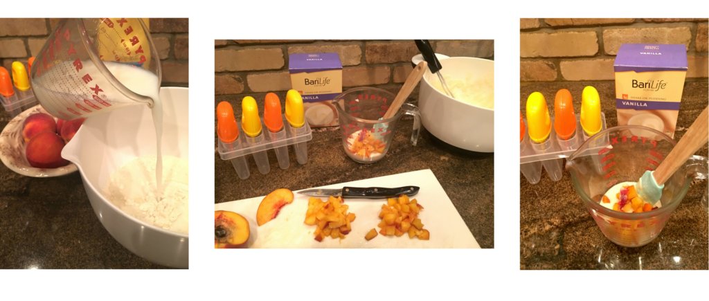 Bari Life’s Peaches and Cream Protein Popsicles Bari Life