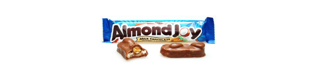 almond joy chocolate bar