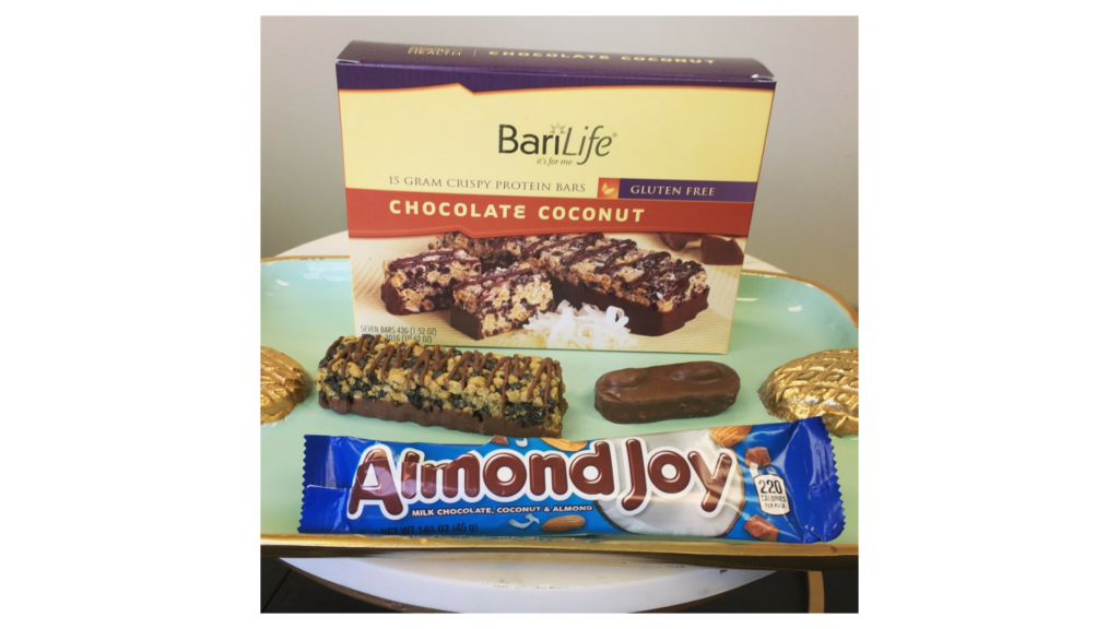 almond joy vs chocolate coconut protein bar