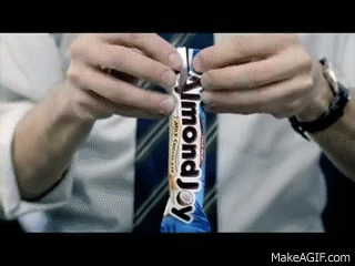 almond joy gif