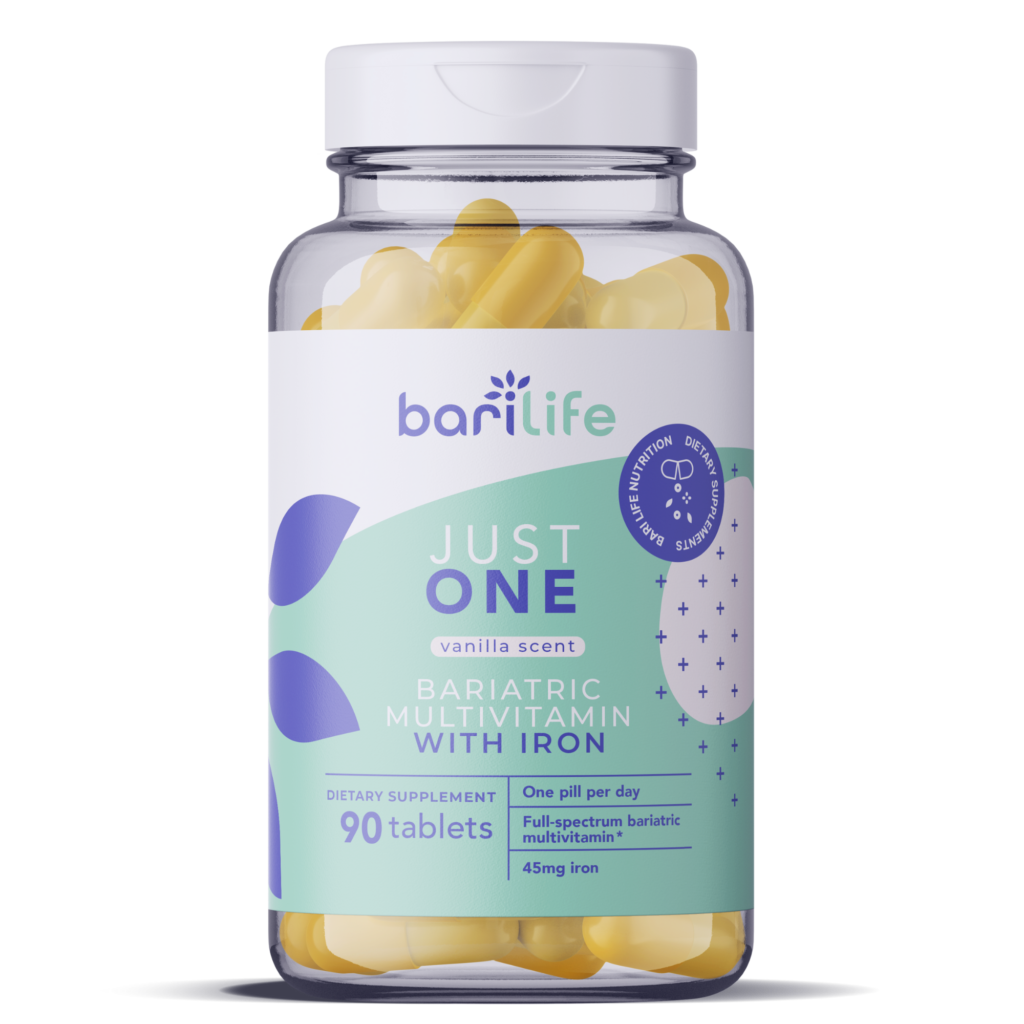 Just One: Once Daily Bariatric Multivitamin + Iron