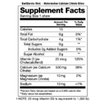 BariBursts 90ct. - Watermelon Calcium Citrate Bites Supplement Facts