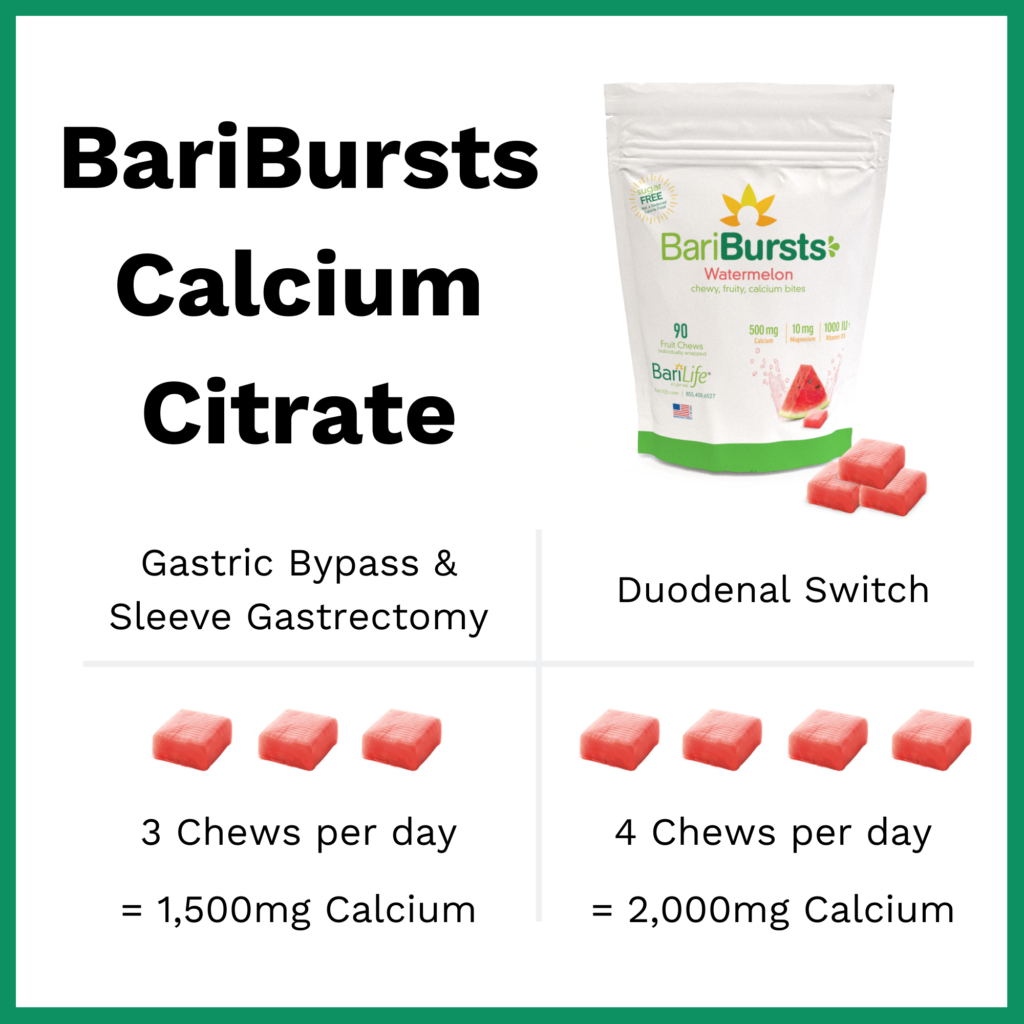 Why Do I Need Calcium After Bariatric Surgery Bari Life
