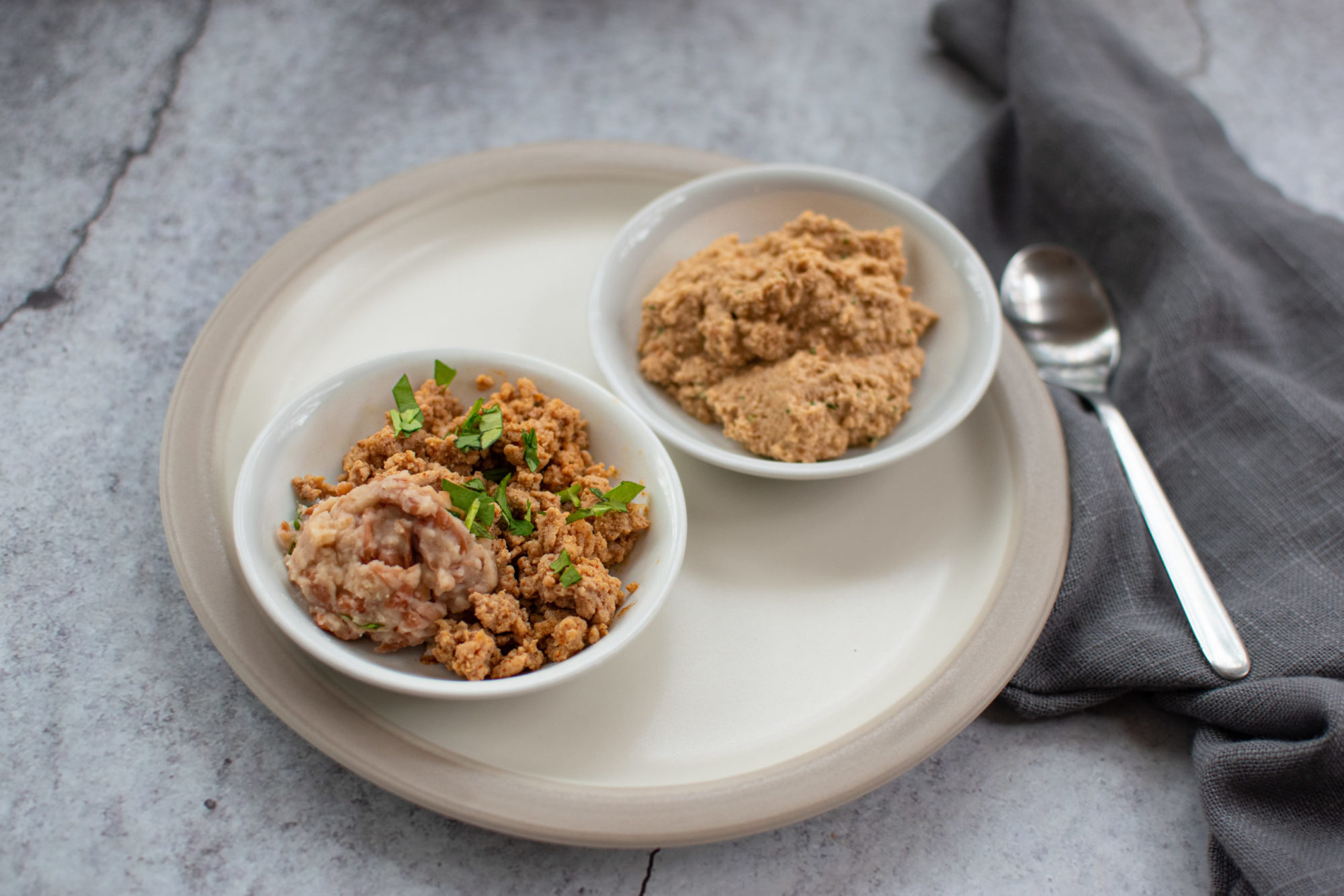 turkey tacos with refried beans feature