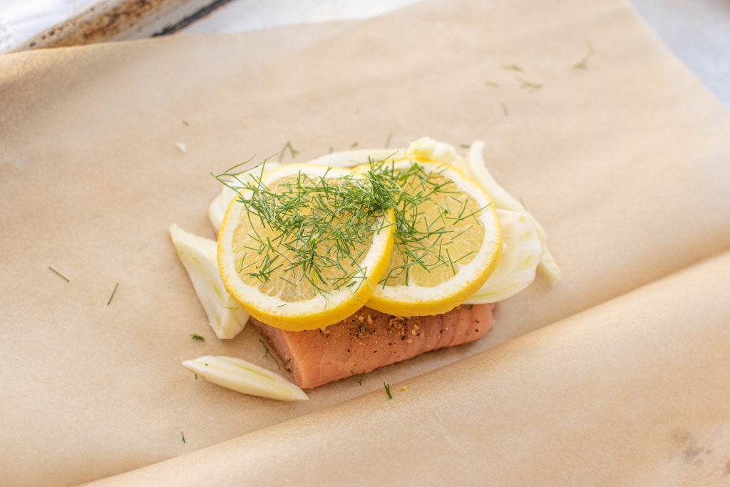 Salmon & Fennel en Papillote Bari Life