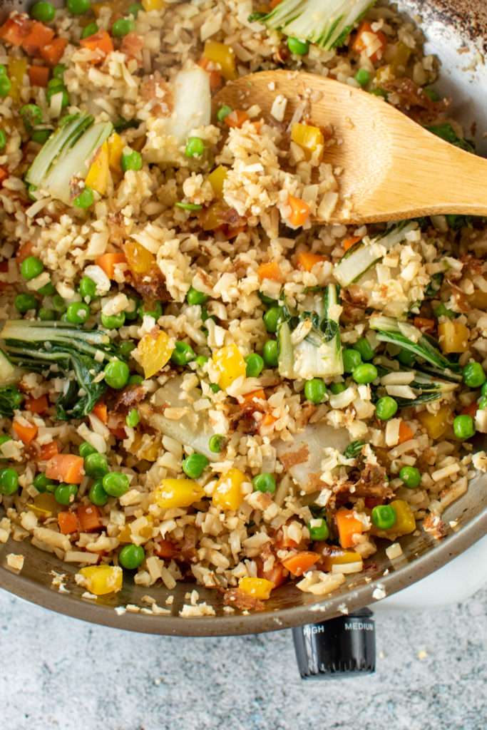 Cauliflower fried rice 7