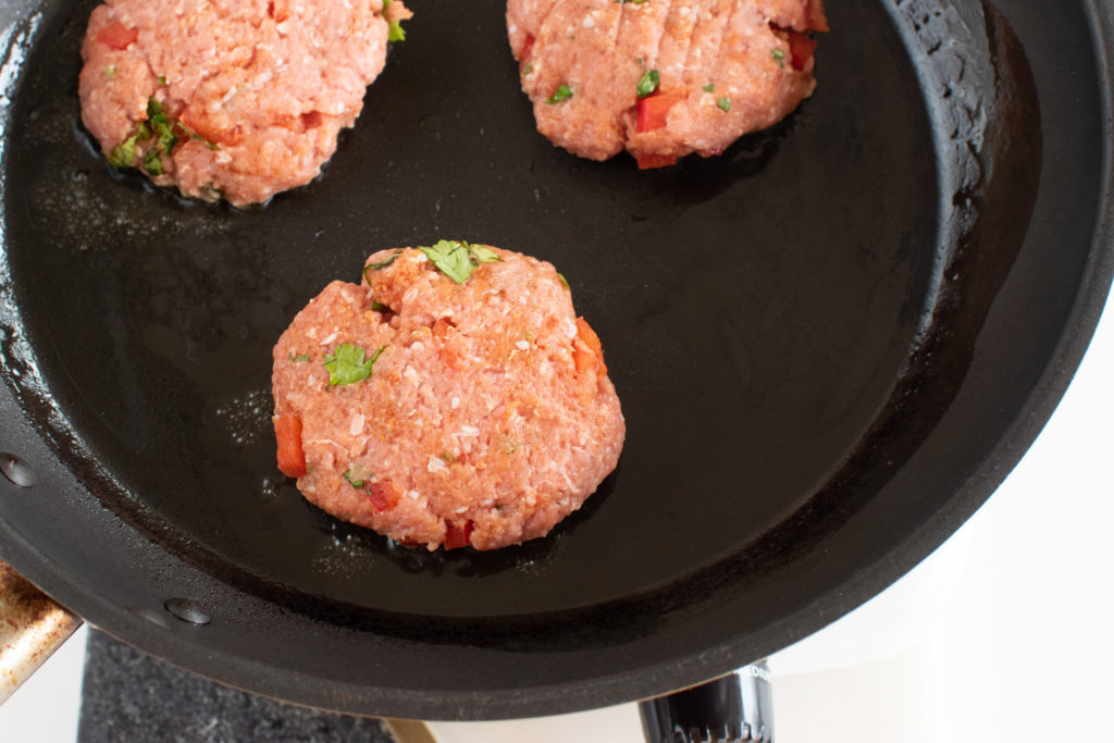 Chili Lime Turkey Burgers with Cilantro Cream Bari Life