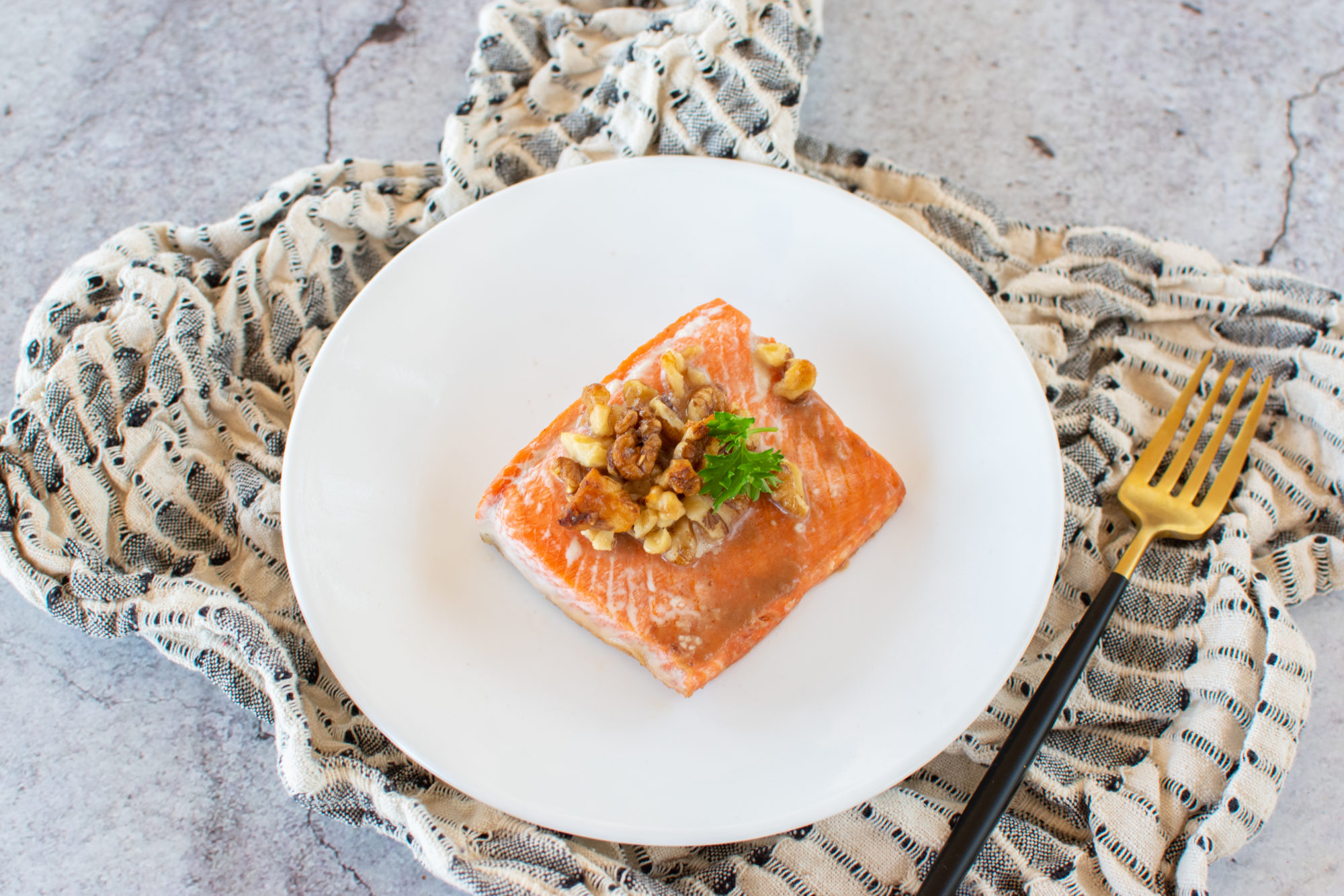 Honey walnut salmon 5