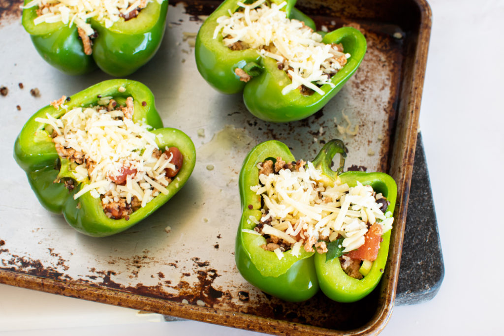 Southwestern Turkey Stuffed Peppers Bari Life