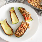 Turkey stuffed zucchini boats 6