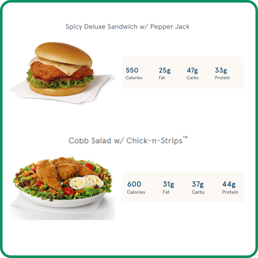 Chick-fil-A what to avoid to stay bariatric friendly