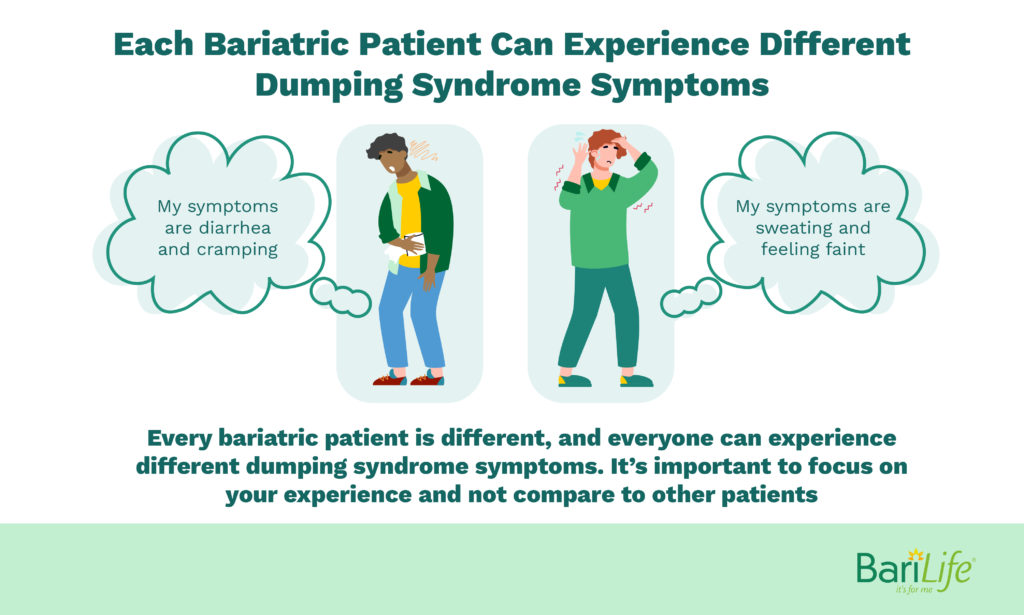 everyone experiences dumping syndrome differently