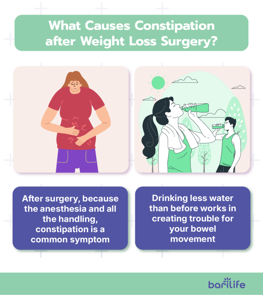 constipation after bariatric surgery