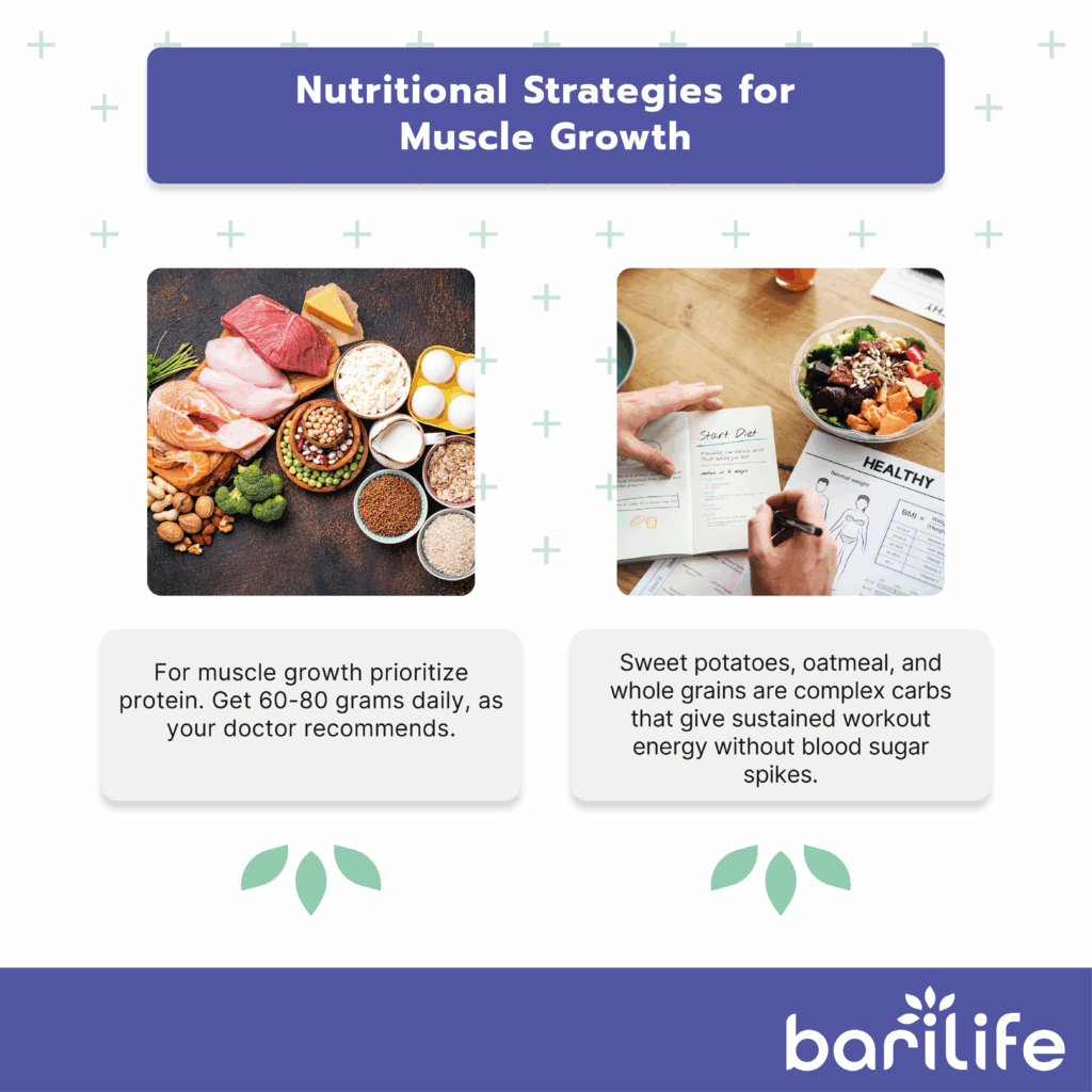 can you build muscle after bariatric surgery
