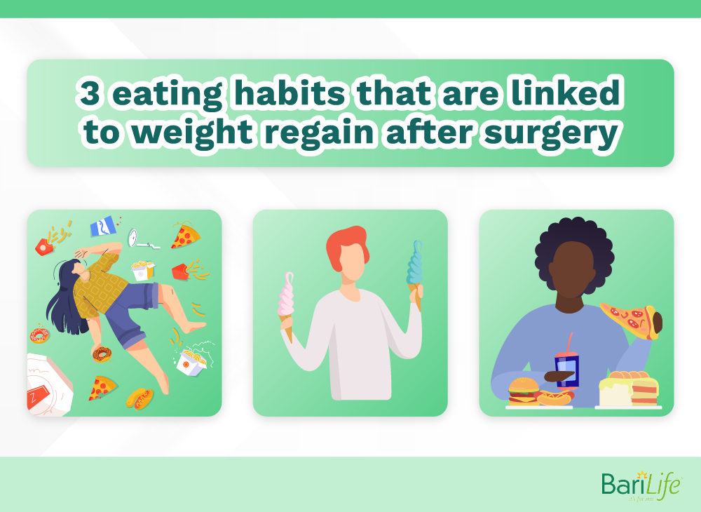 eating habits that lead to weight regain