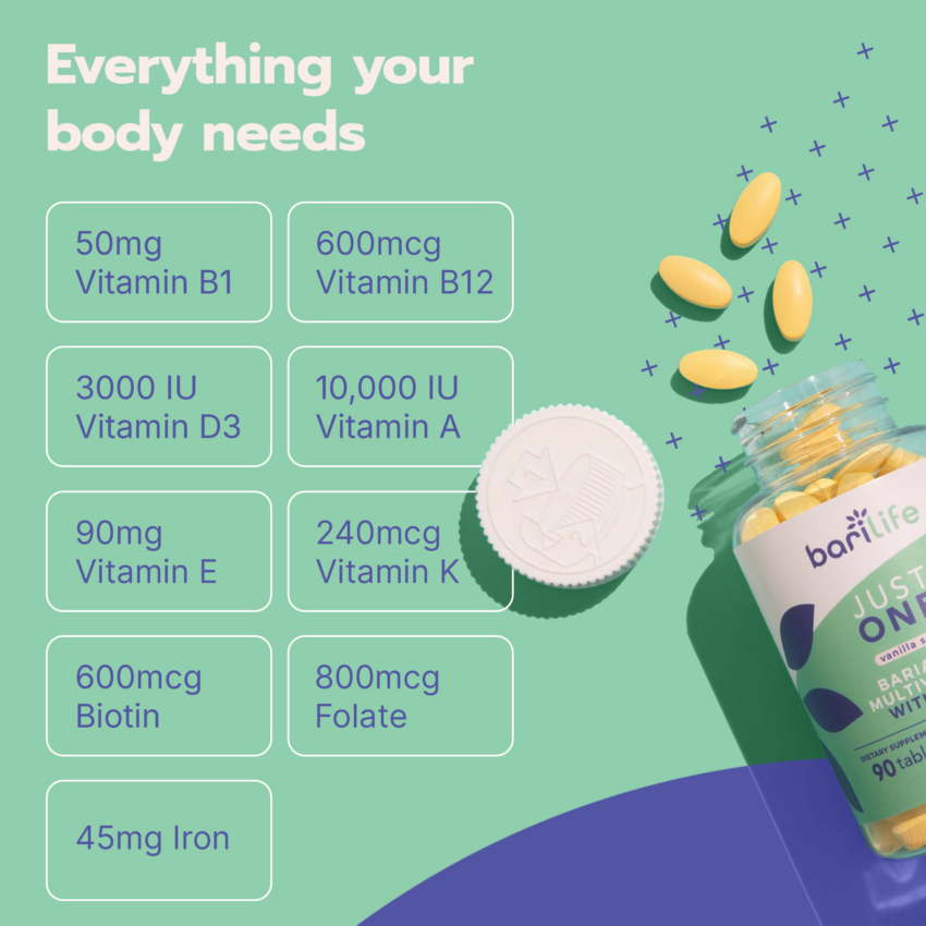 Bariatric Multivitamin with Iron (45mg) - JUST ONE - Image 5