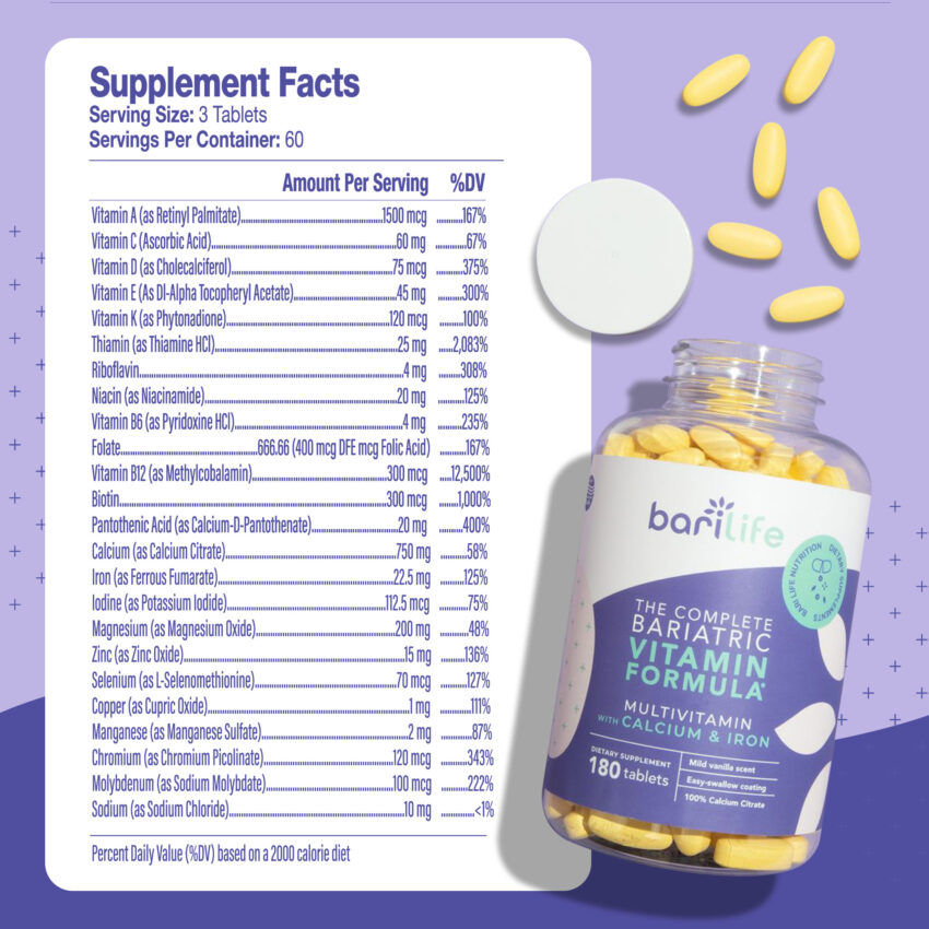 Complete Bariatric Vitamin Formula Tablets - Image 2