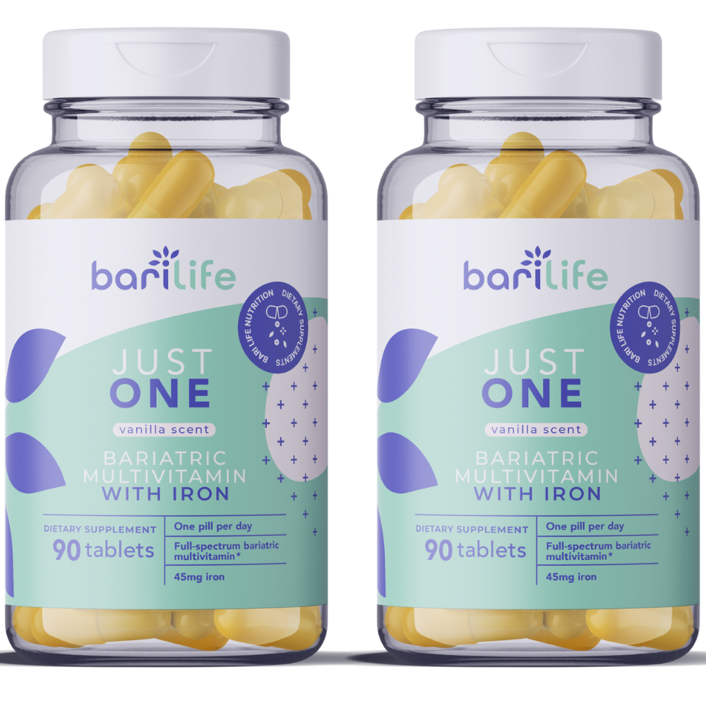 Just One: Once Daily Bariatric Multivitamin + Iron