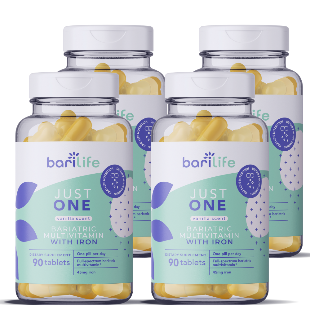Just One: Once Daily Bariatric Multivitamin + Iron