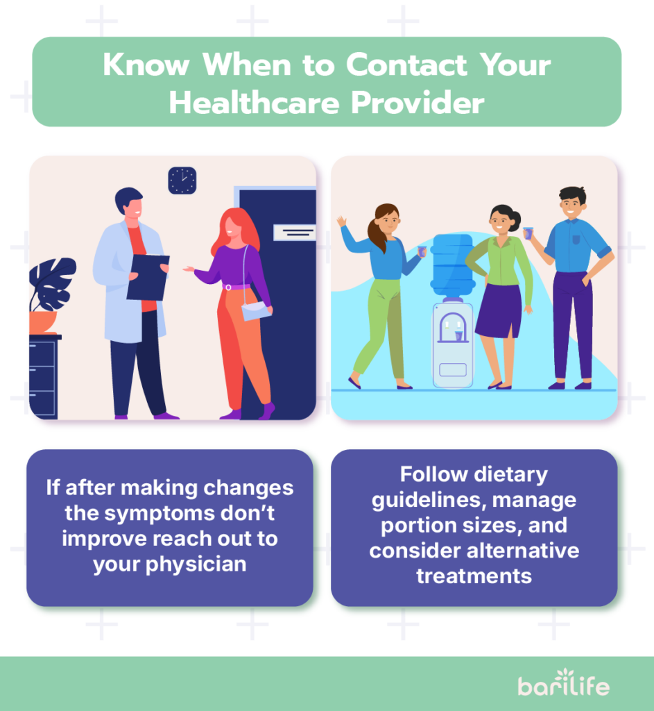 treatment nausea after bariatric surgery
