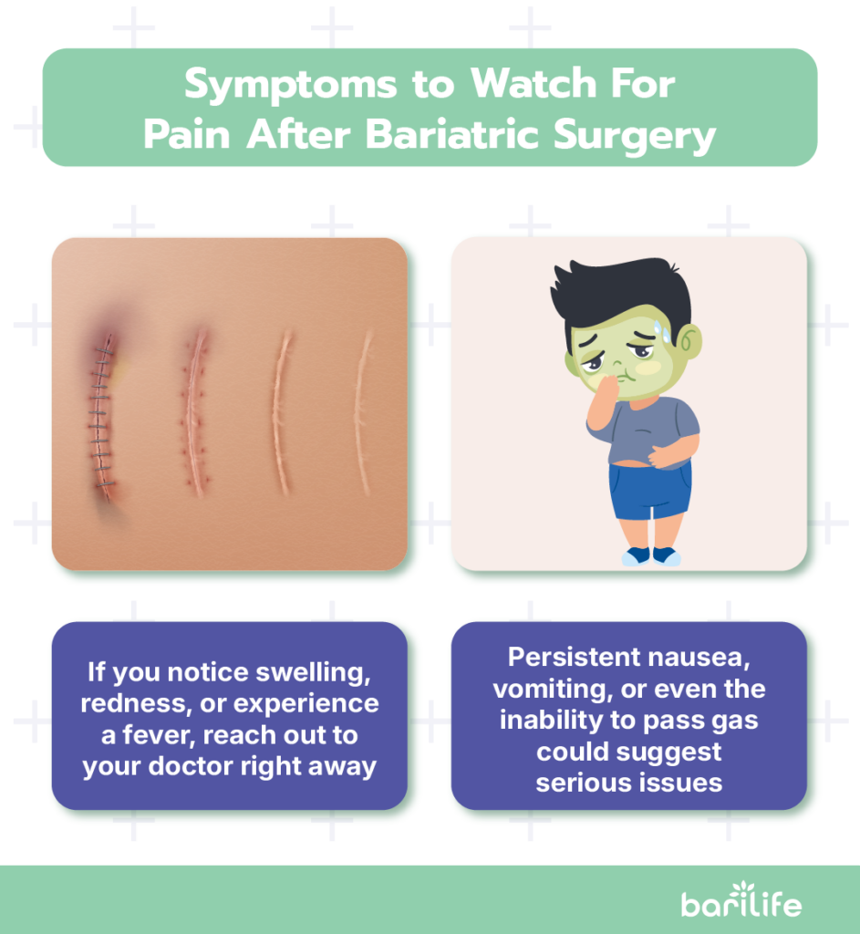 stomach pain after bariatric surgery