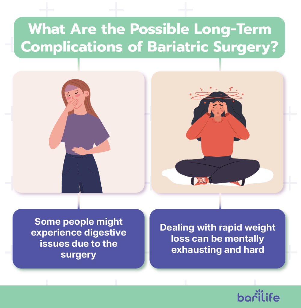 bariatric surgery side effects long-term