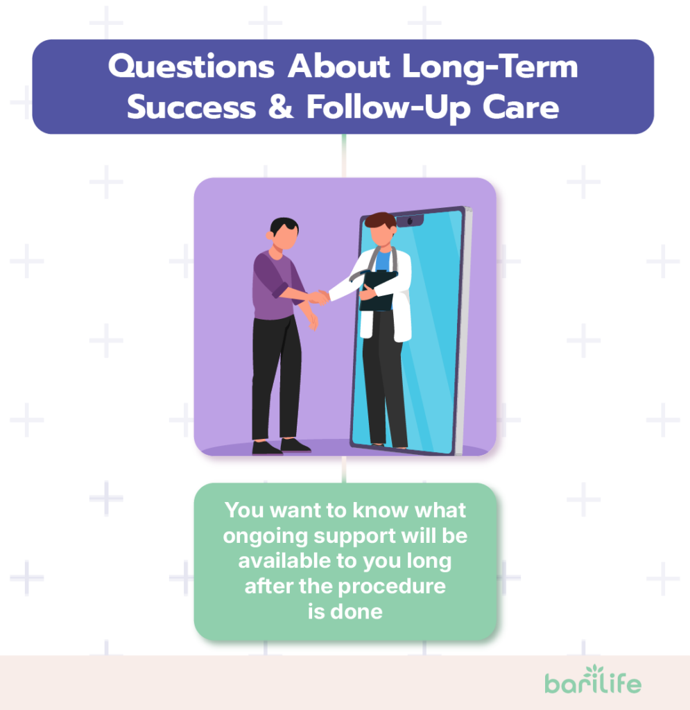bariatric surgery questions to ask