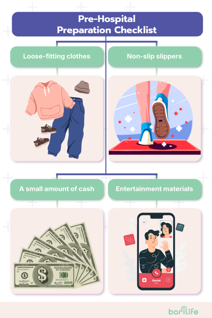 what to pack for bariatric surgery