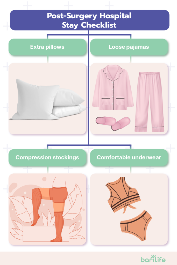 what to bring to the hospital for bariatric surgery