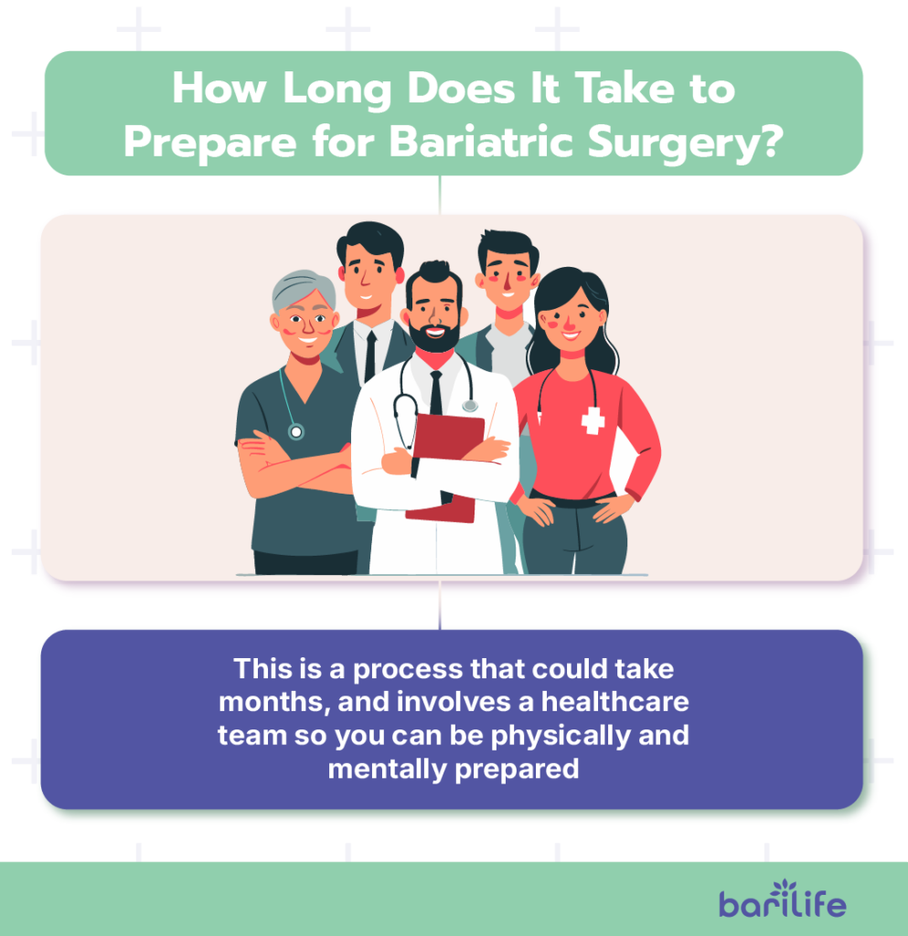 how long does it take to get bariatric surgery