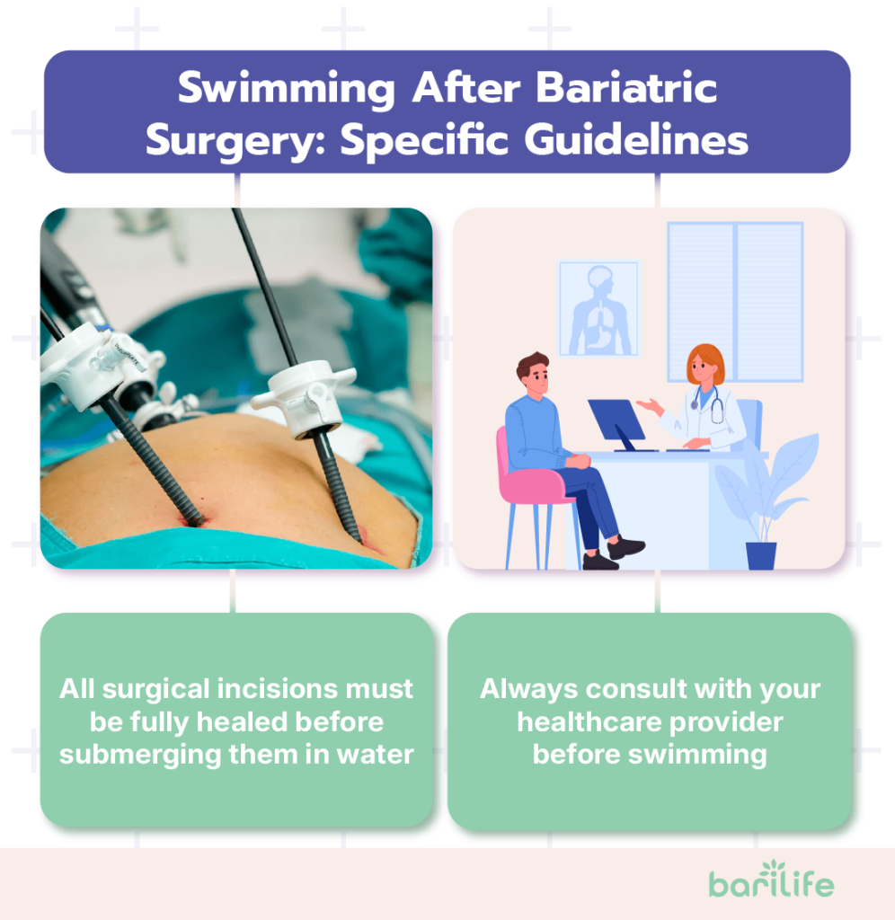 when can i swim after bariatric surgery