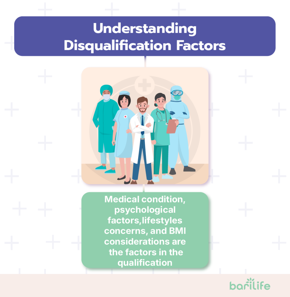 what can disqualify you from bariatric surgery