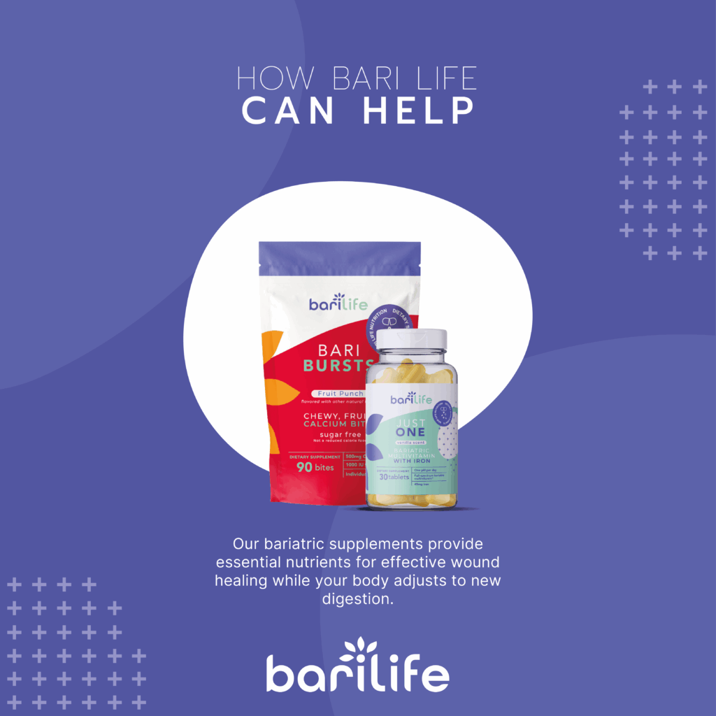What is the post op care for bariatric surgery?