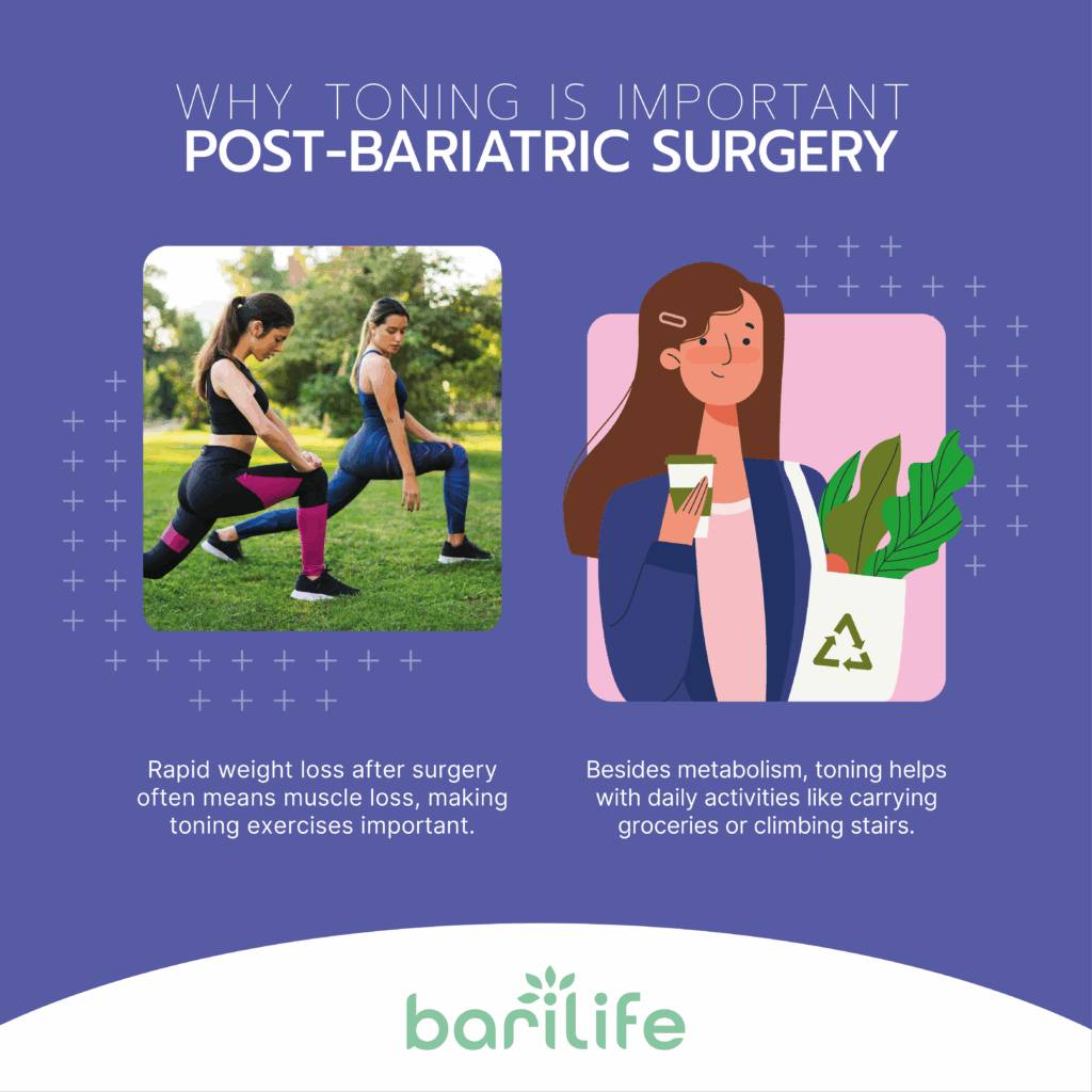toning exercises after bariatric surgery