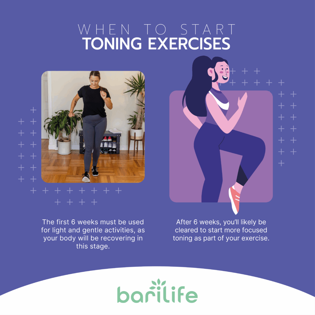 post bariatric surgery exercise plan