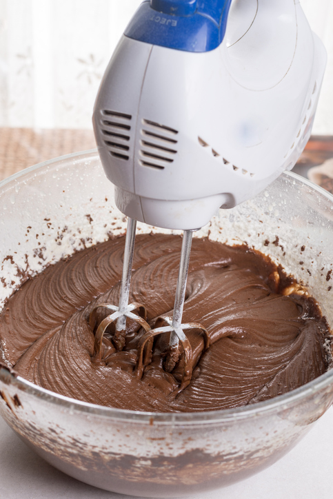 Mint Chocolate Frosted Valentine's Day Cupcakes
