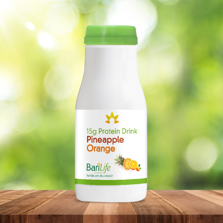 Instant Pineapple Orange Protein Drink Bottles